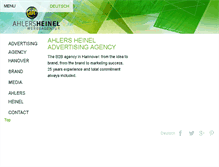 Tablet Screenshot of ahlersheinel.com
